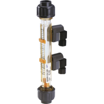 Short Version VAFM PVC-U Transp. Tube Float in PVDF (with) magnet EPDM O-rings