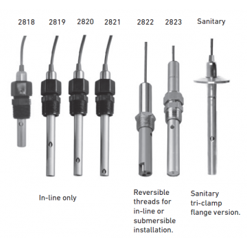 Signet 2818-2823 Conductivity/Resistivity Electrodes